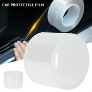 Pluokvzr Car Door Edge Guard Strip Door Sill Protector, Transparent, 2.75In x 16Ft